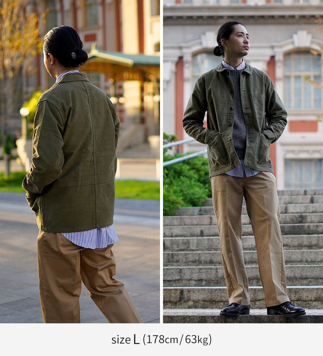 FOB FACTORY(FOBファクトリー) F2373 フレンチ モールスキン ジャケット