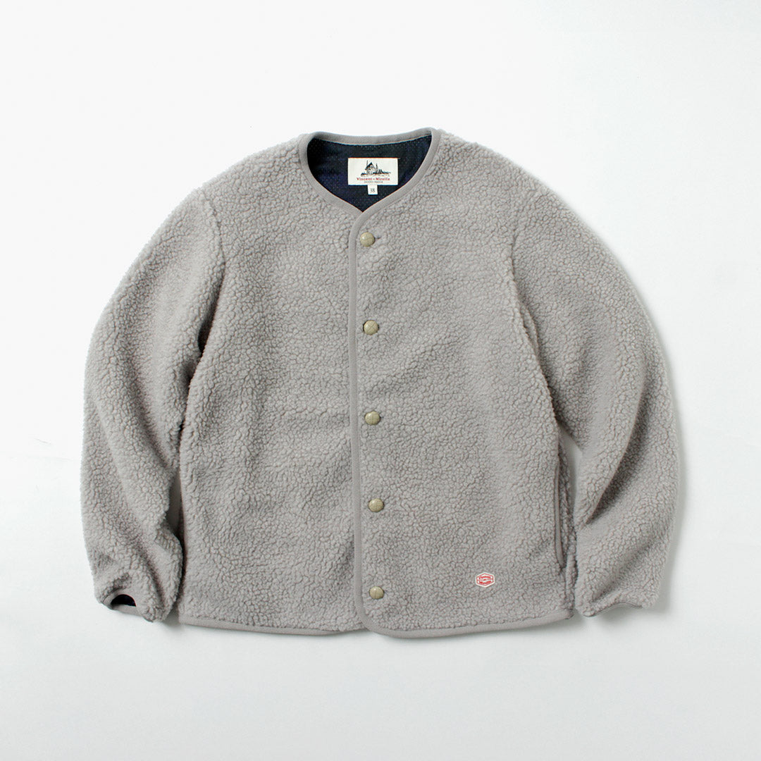 VINCENT ET MIREILLE(ヴァンソン エ ミレイユ) ボア カーディガン