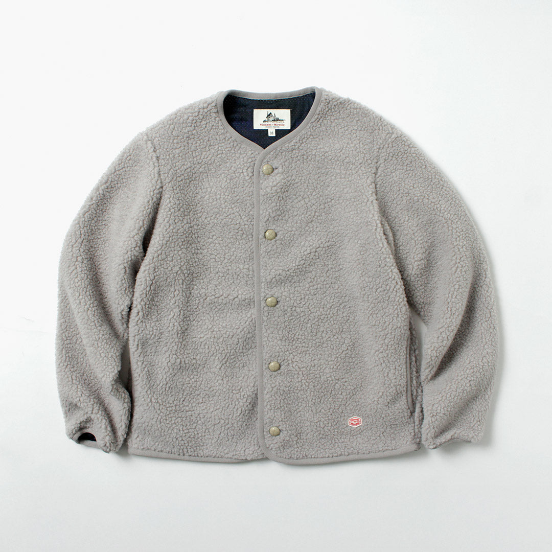 VINCENT ET MIREILLE(ヴァンソン エ ミレイユ) ボア カーディガン
