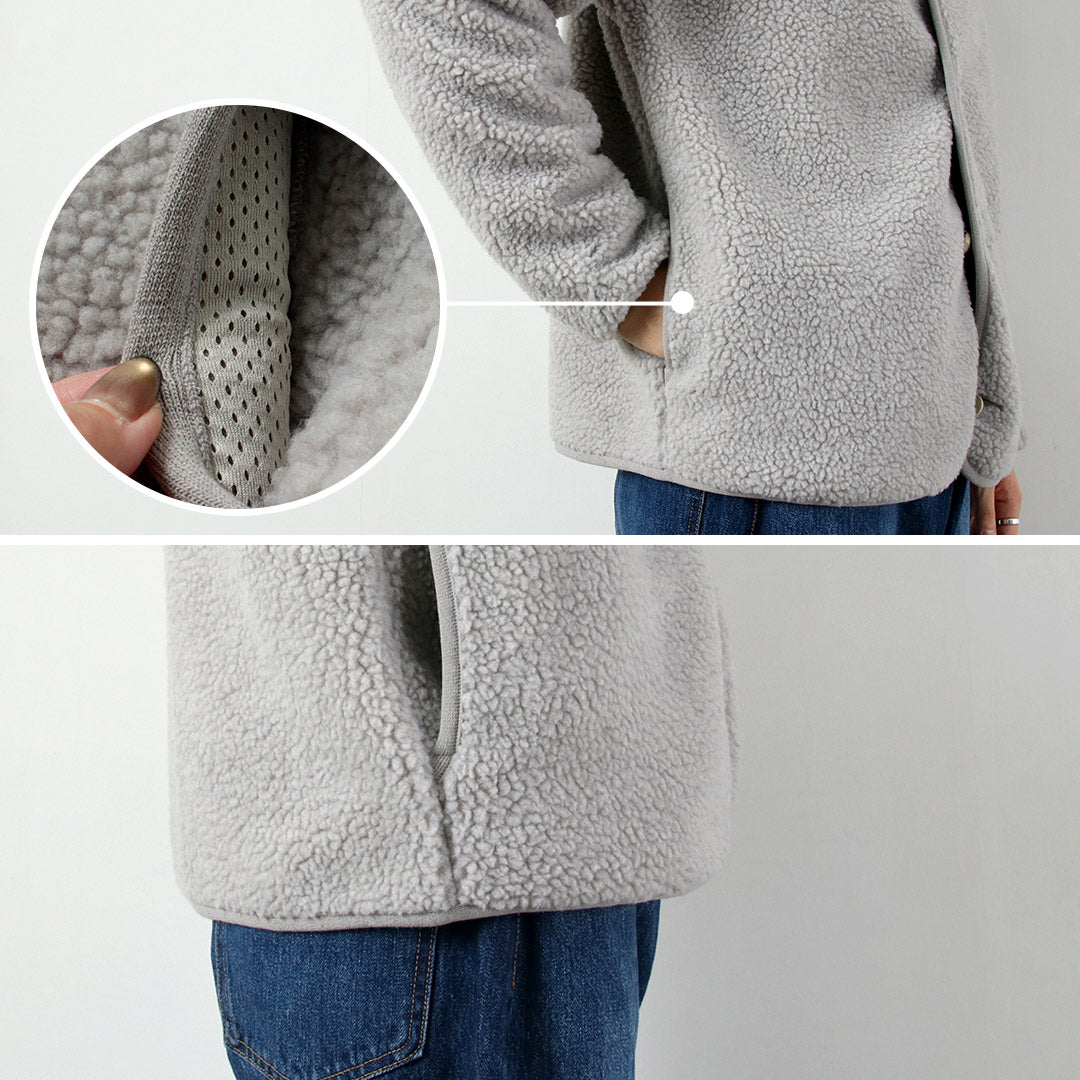 VINCENT ET MIREILLE(ヴァンソン エ ミレイユ) ボア カーディガン