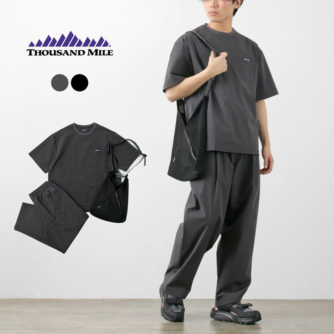 【30%OFF】THOUSAND MILE(サウザンドマイル) ショートスリーブTシャツ&ロングパンツ セット 2024年モデル