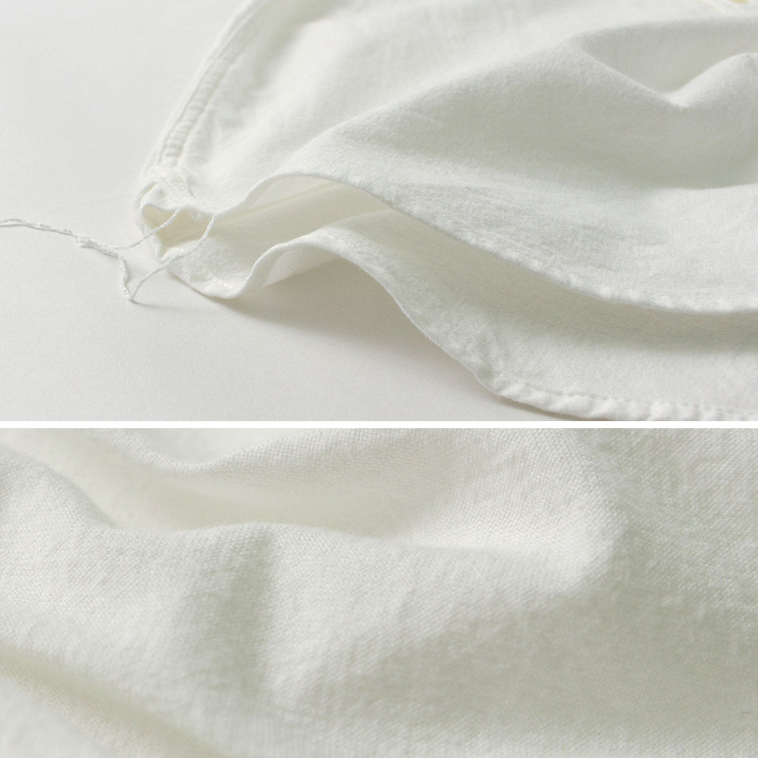 FOB FACTORY(FOBファクトリー) F3429 オックス バンドカラー シャツ/長袖