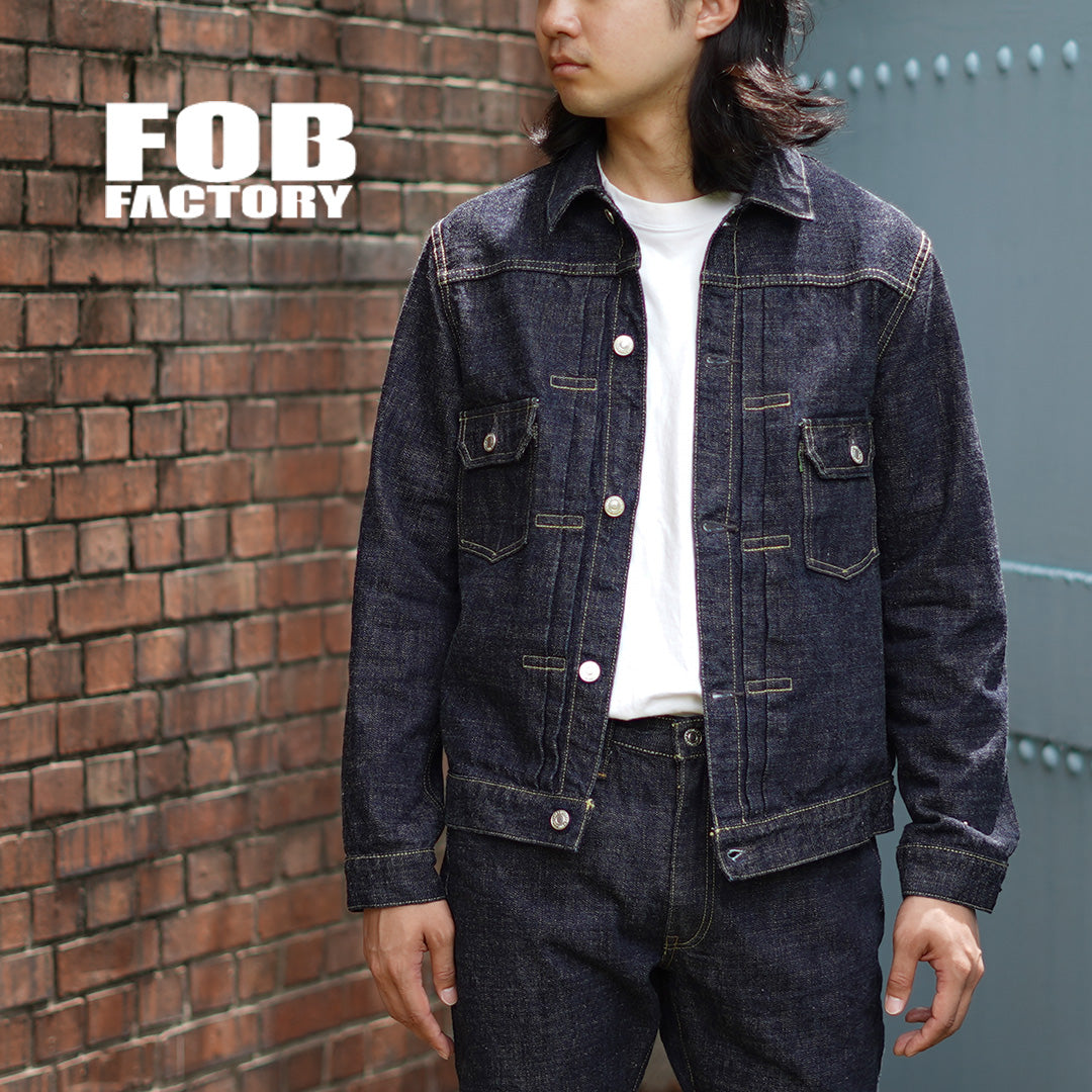 FOB FACTORY(FOBファクトリー) F2378 G3 セルヴィッチデニム 2ND ジャケット