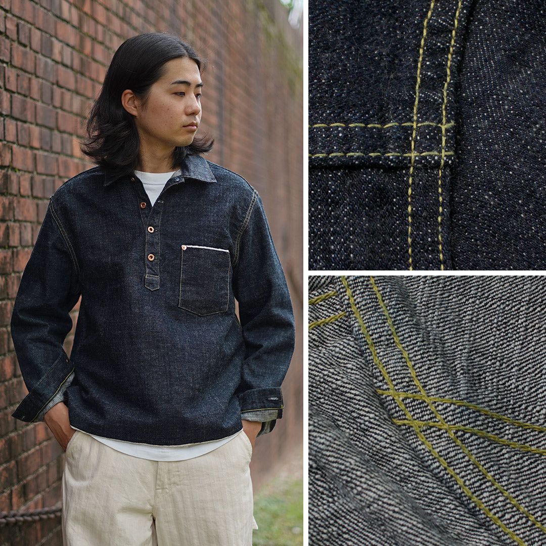 FOB FACTORY(FOBファクトリー) F2384 G3 デニム プルオーバー ジャケット