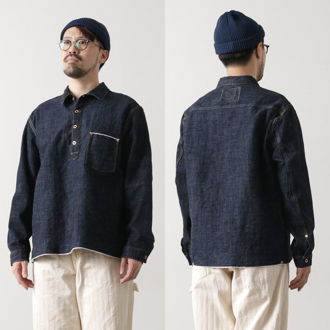 FOB FACTORY(FOBファクトリー) F2384 G3 デニム プルオーバー ジャケット