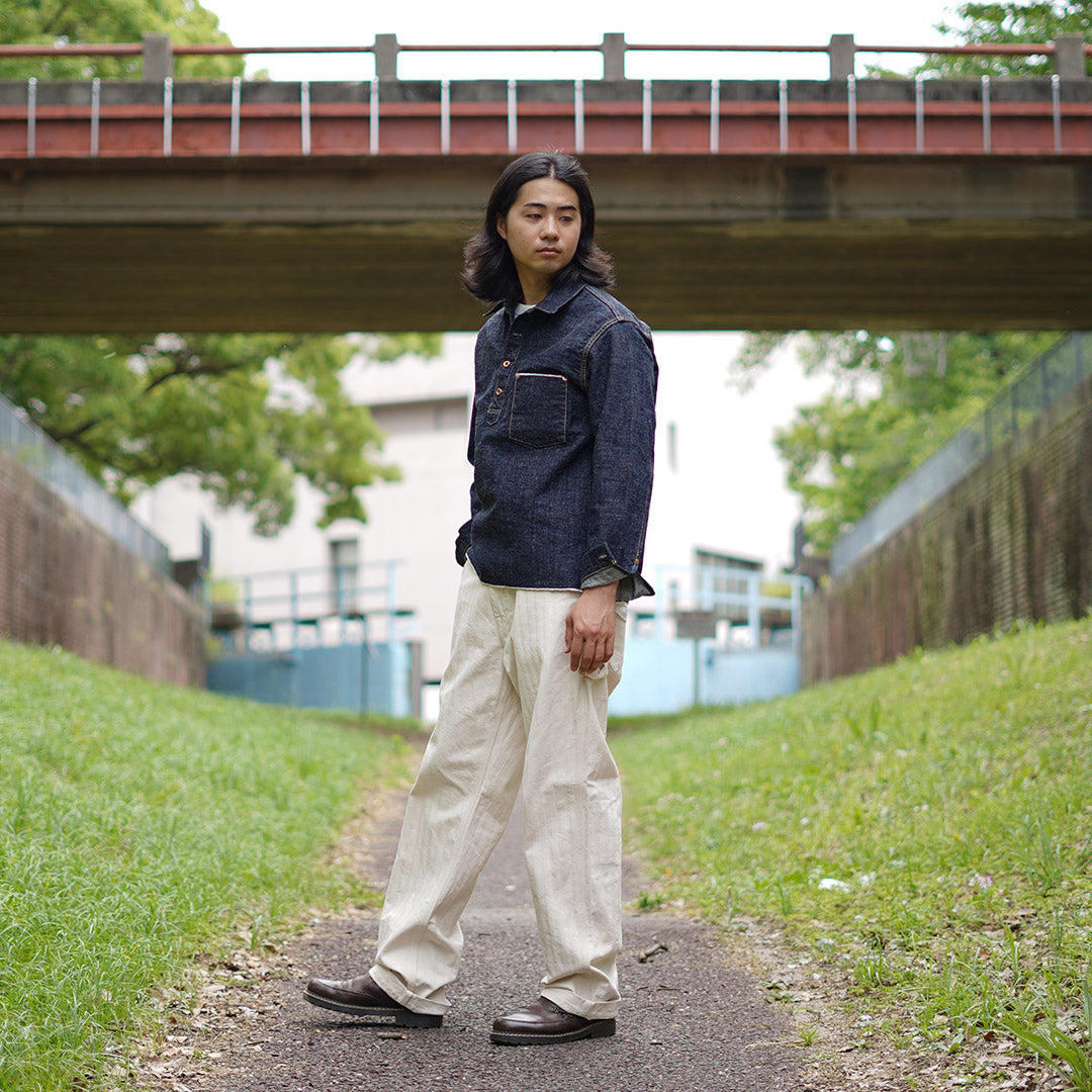 FOB FACTORY(FOBファクトリー) F2384 G3 デニム プルオーバー ジャケット