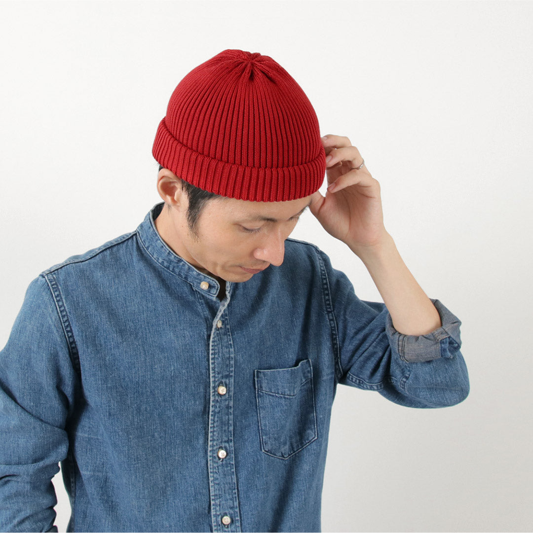 ROTOTO(ロトト) コットン ロールアップビーニー