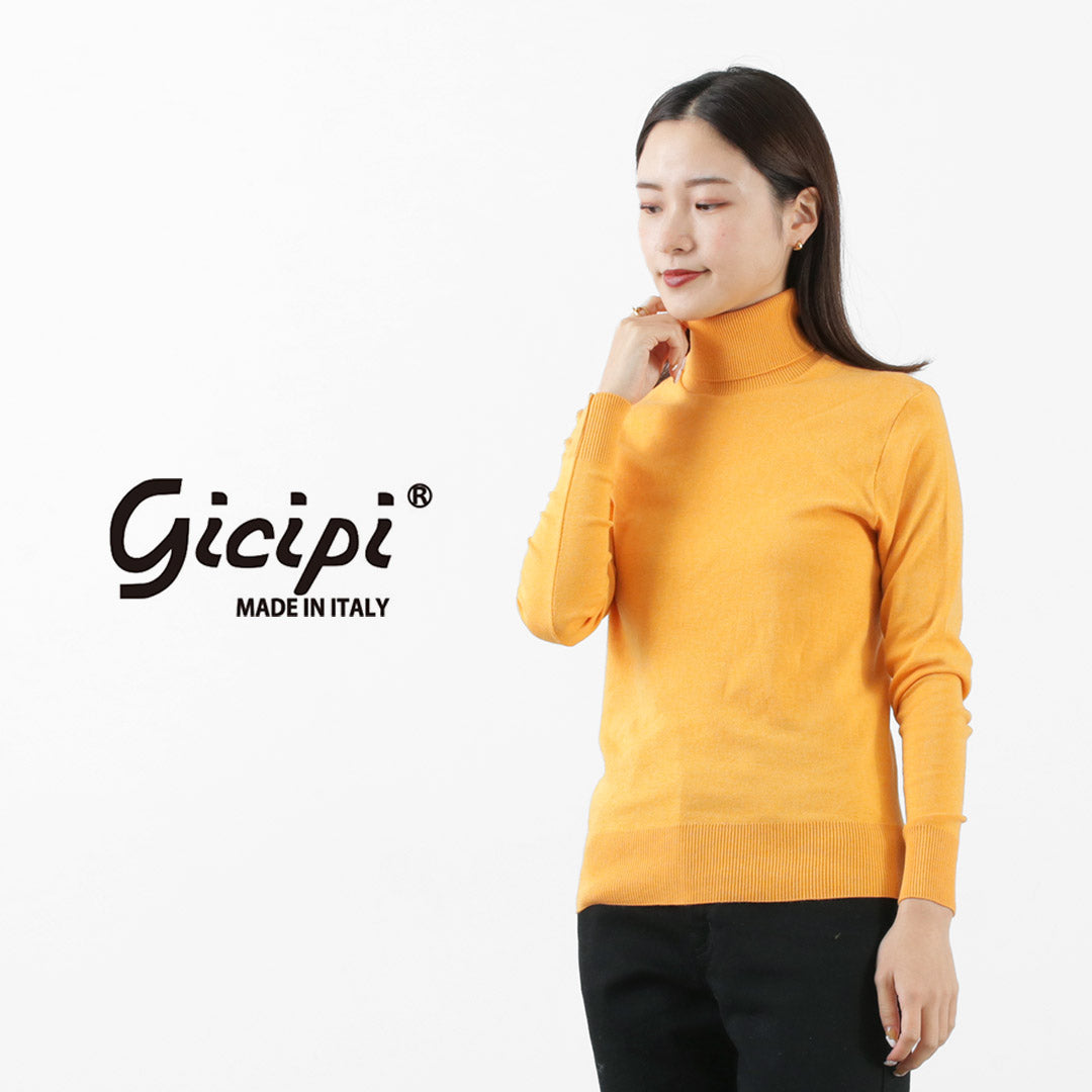 GICIPI(ジチピ) アナナス タートルネック ジャストフィット ニットソー