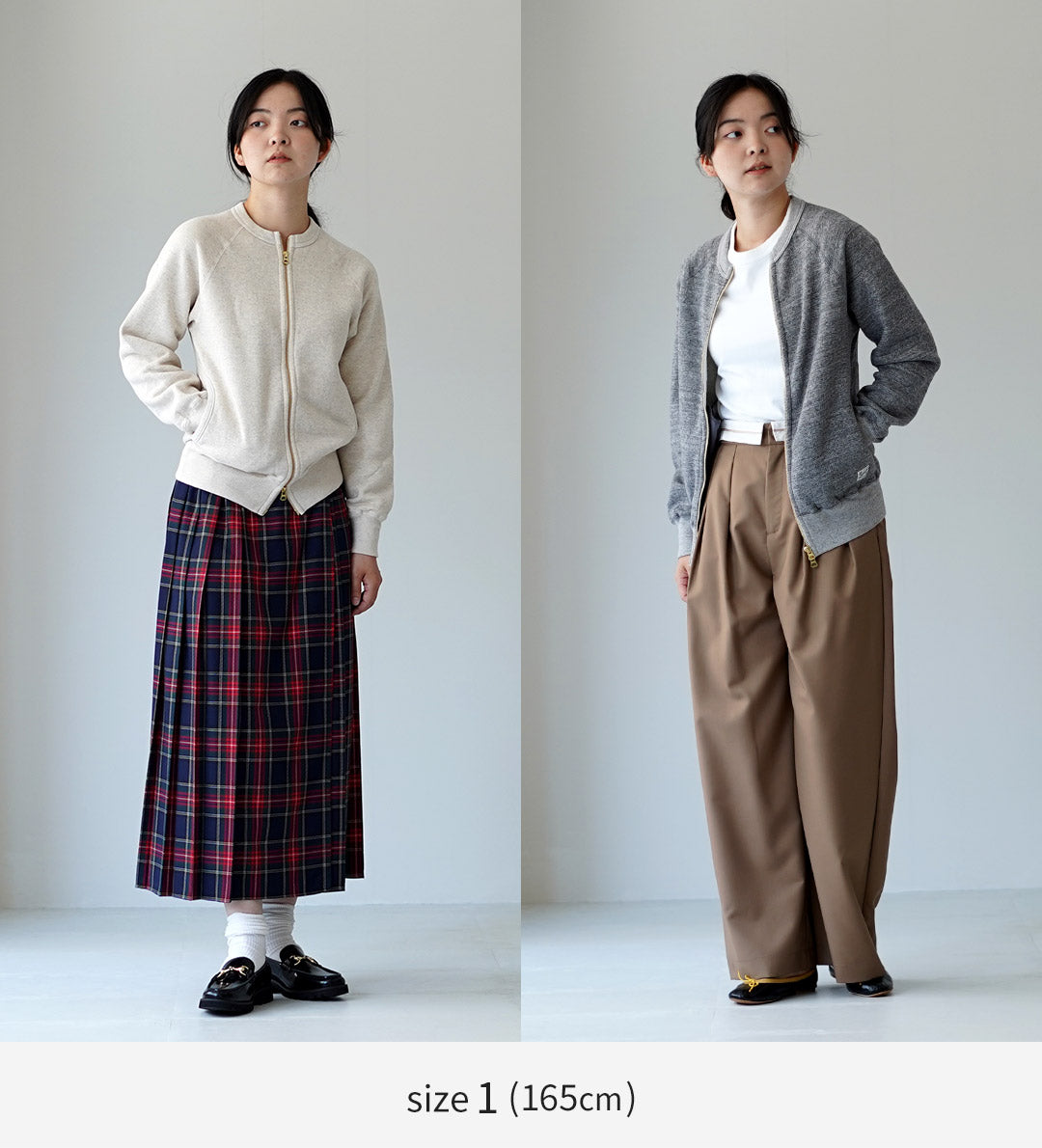 KEPANI(ケパニ) 別注 クルーネック フルジップ スウェット ジャケット