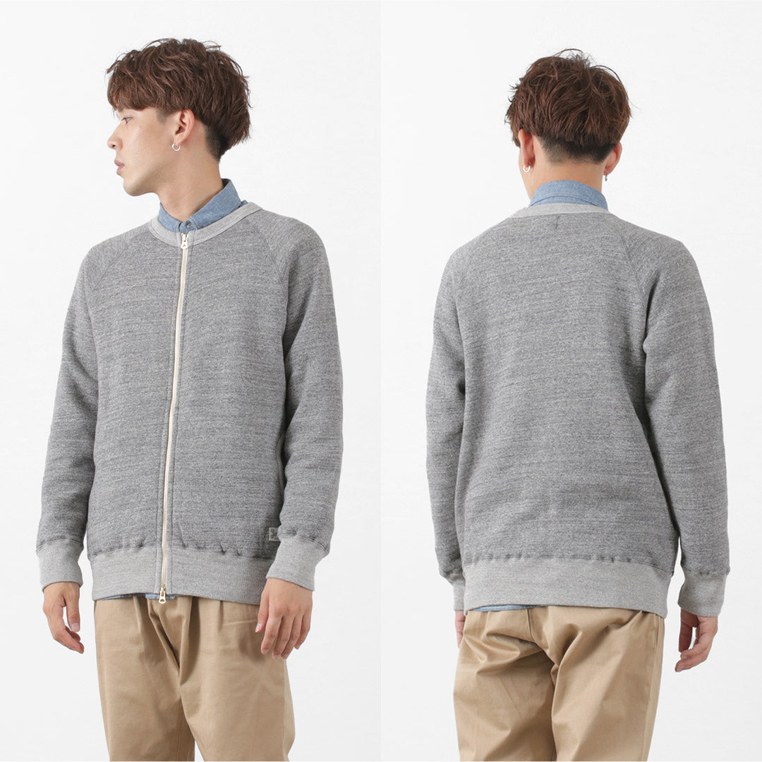 KEPANI(ケパニ) 別注 クルーネック フルジップ スウェット ジャケット