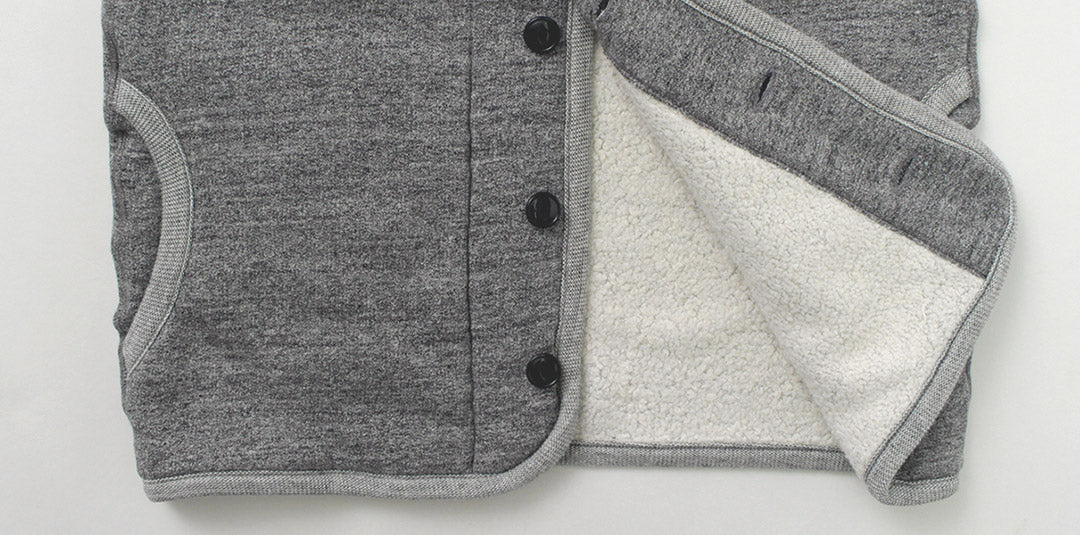 KEPANI(ケパニ) ヒューストン ラフィー裏起毛 ベスト