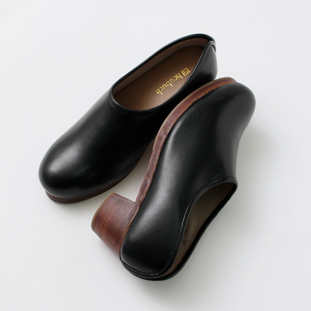 HCUBUCH(フーブ) カウレザーサボ(はまぐりがた)