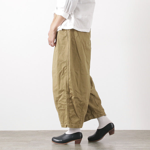 HARVESTY(ハーベスティ) コットンチノ サーカスパンツ
