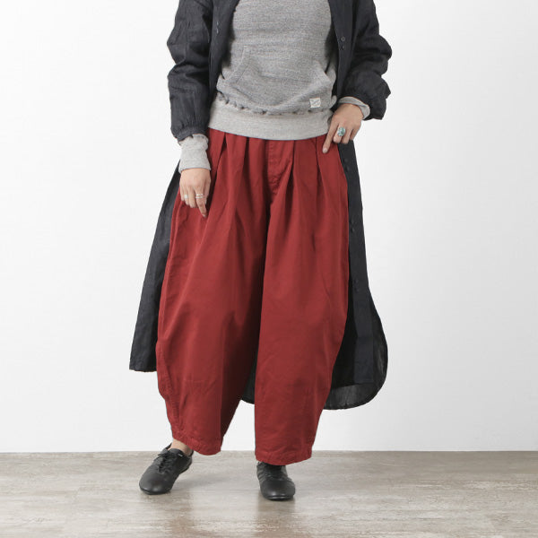 HARVESTY(ハーベスティ) コットンチノ サーカスパンツ