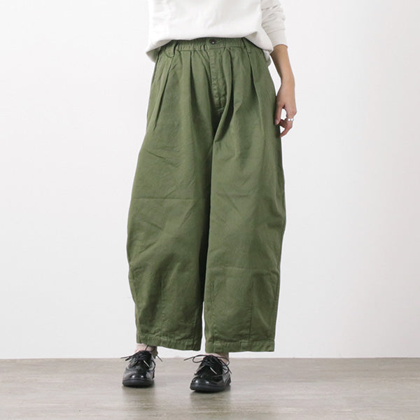 HARVESTY(ハーベスティ) コットンチノ サーカスパンツ