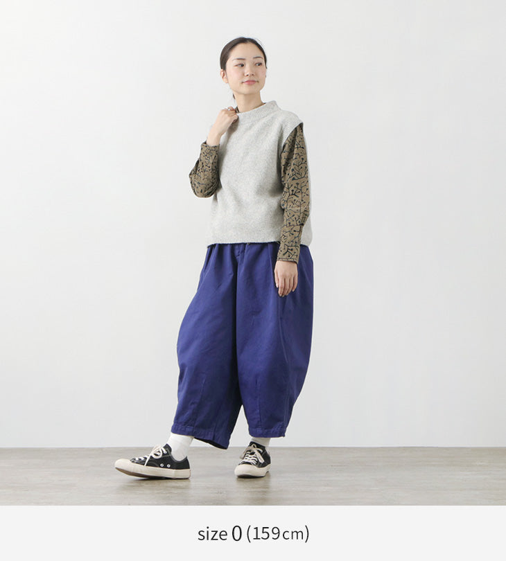 HARVESTY(ハーベスティ) コットンチノ サーカスパンツ