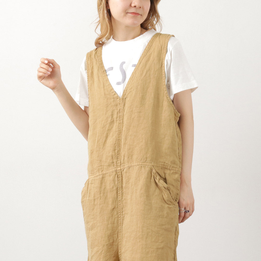 TUMUGU(ツムグ) ソリトリネン サロペット