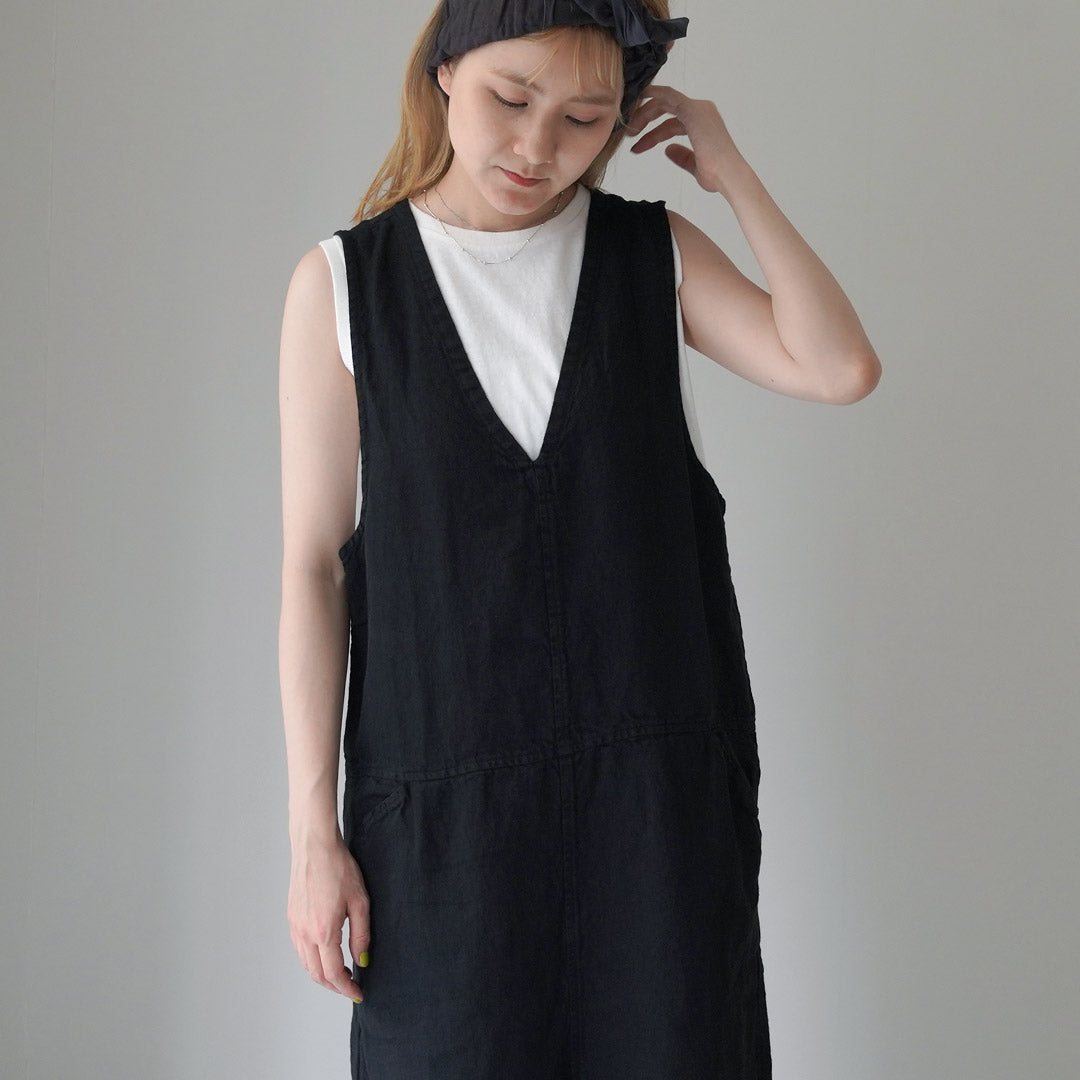 TUMUGU(ツムグ) ソリトリネン サロペット