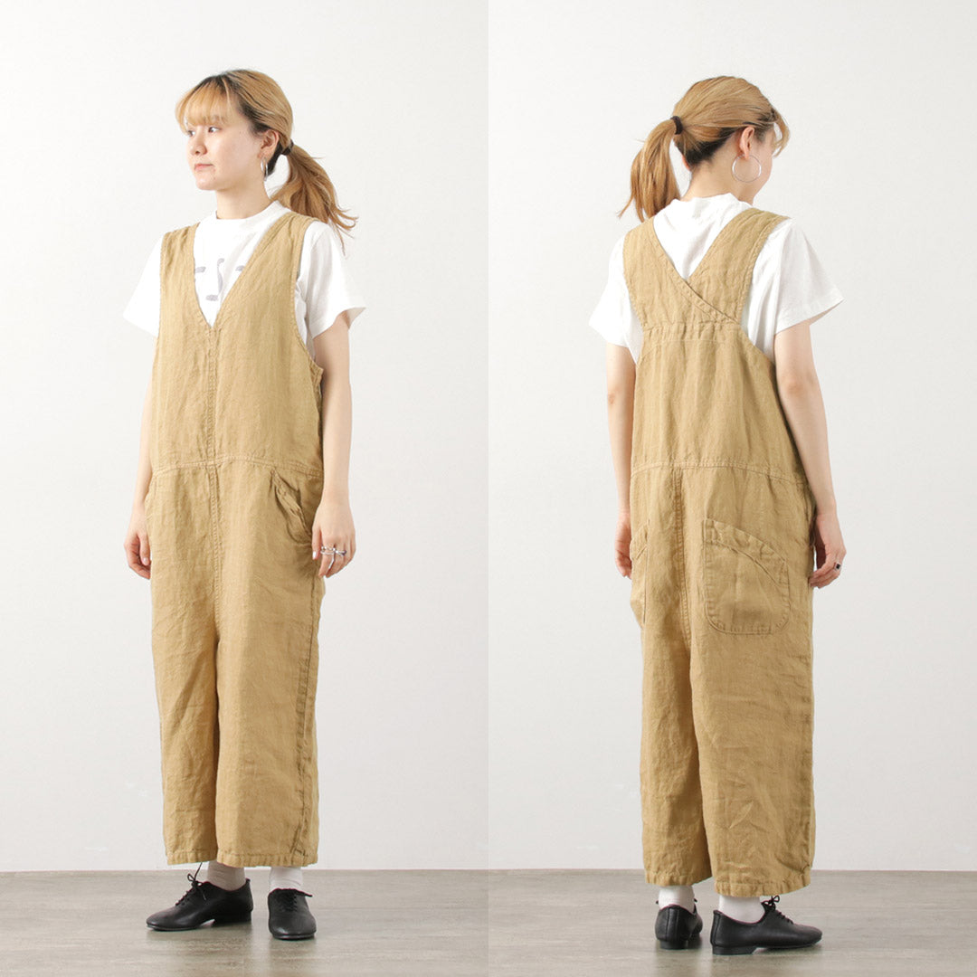 TUMUGU(ツムグ) ソリトリネン サロペット