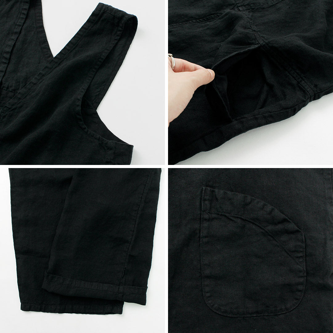 TUMUGU(ツムグ) ソリトリネン サロペット