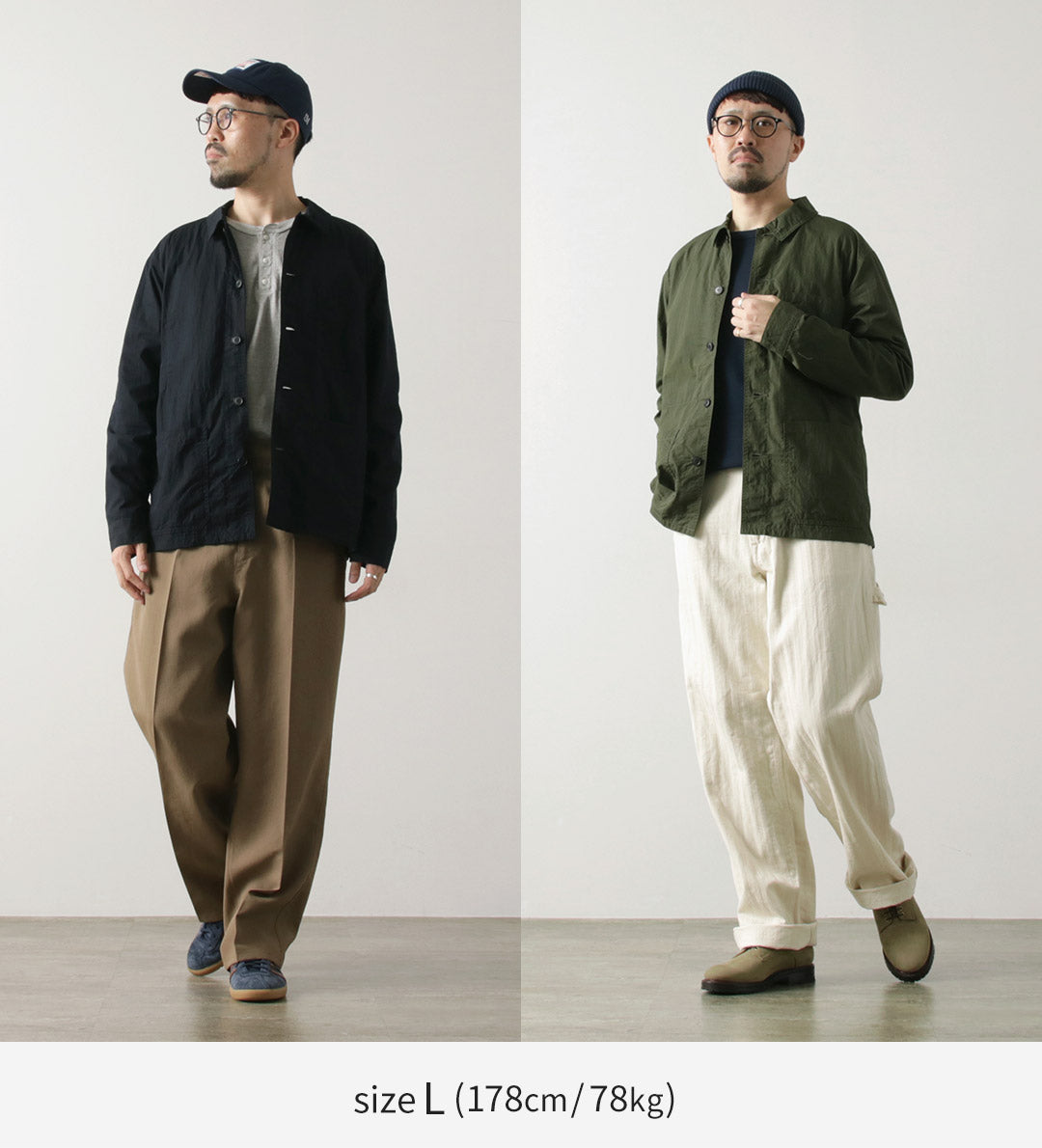 FOB FACTORY(FOBファクトリー) F2394 フレンチ シャツジャケット