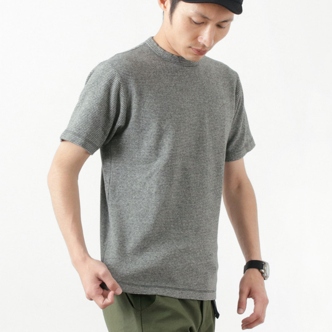 BARNS(バーンズ) カラー別注 ヘビースパンフライス 半袖Tシャツ