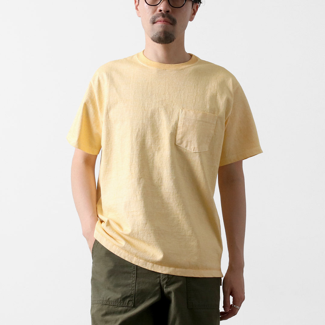 GOOD ON(グッドオン) 別注 ヘビー セットインスリーブ 半袖 ポケットTシャツ