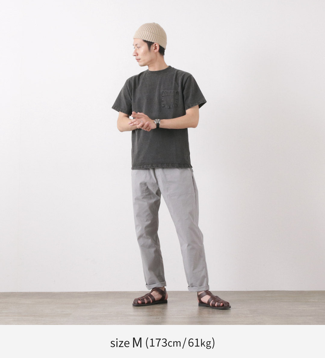 GOOD ON(グッドオン) 別注 ヘビー セットインスリーブ 半袖 ポケットTシャツ