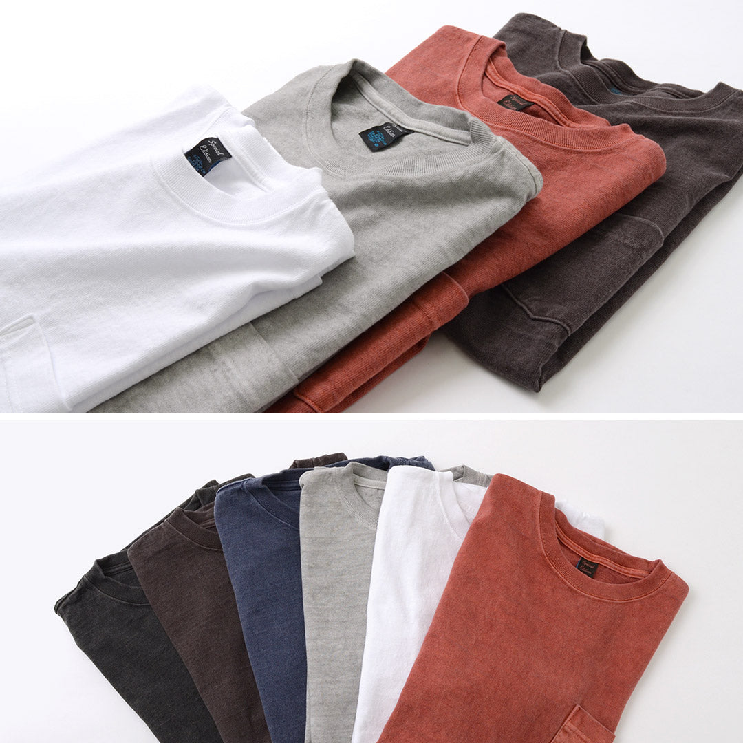 GOOD ON(グッドオン) 別注 ヘビー セットインスリーブ 半袖 ポケットTシャツ