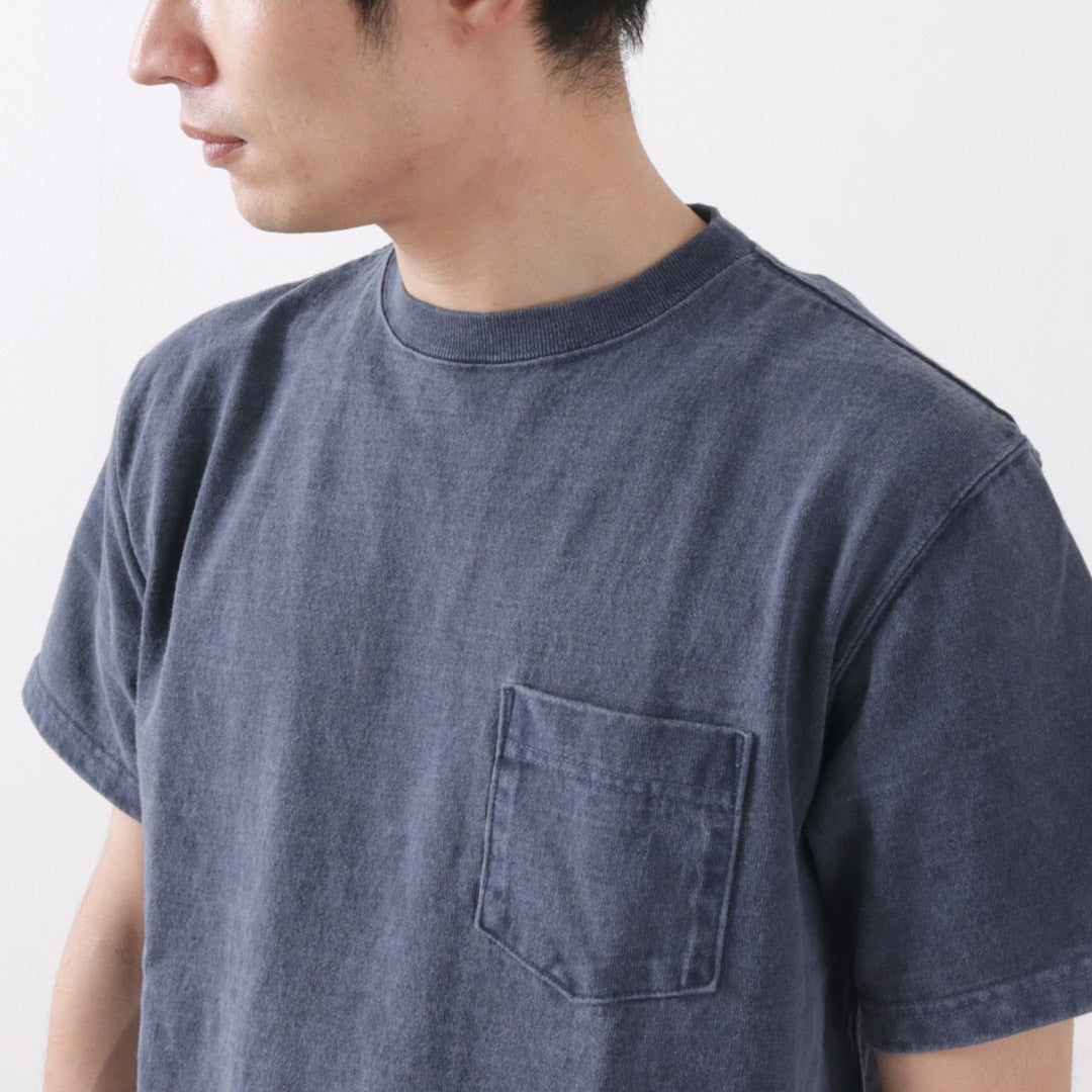 GOOD ON(グッドオン) 別注 ヘビー セットインスリーブ 半袖 ポケットTシャツ