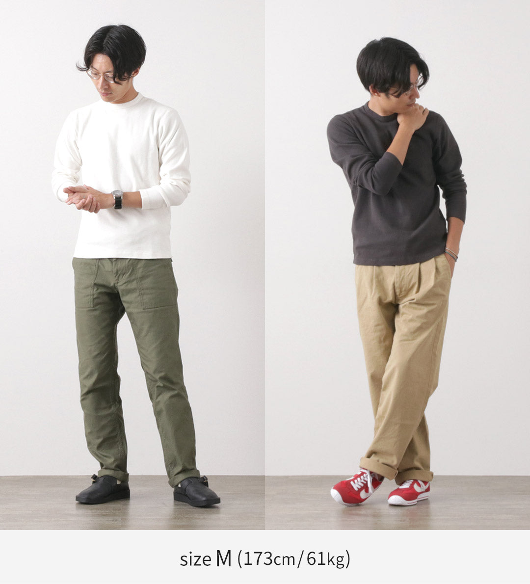 BARNS(バーンズ) カラー別注 ヘビースパンフライス ロングスリーブTシャツ