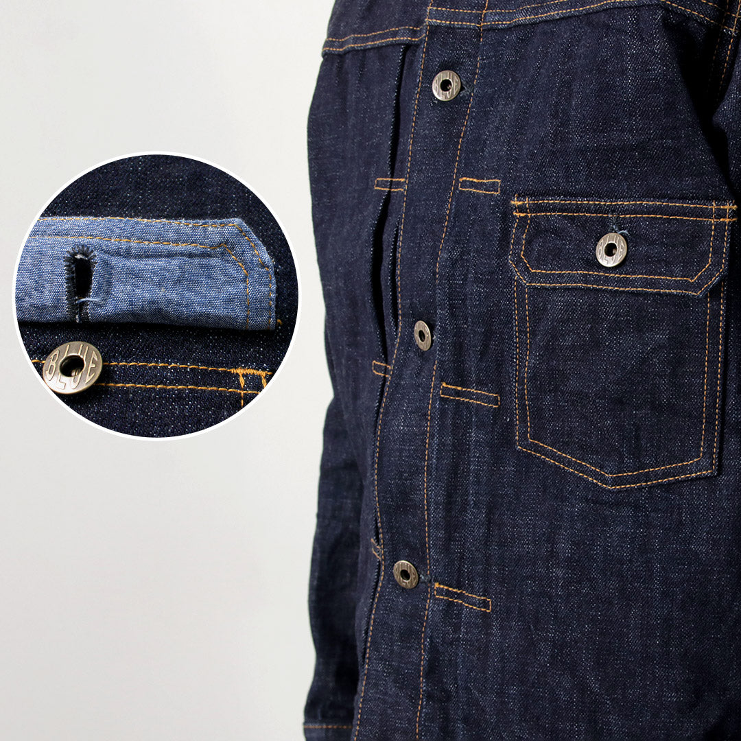 【20%OFF】JAPAN BLUE JEANS(ジャパンブルージーンズ) 別注 モンスターデニム 1st ジャケット セルヴィッチ 16oz 2024年モデル
