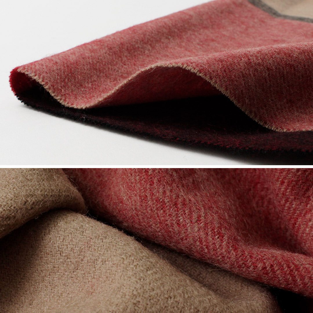 TWEED MILL(ツイードミル) 71×210 ラムウール ニーラグ チェック