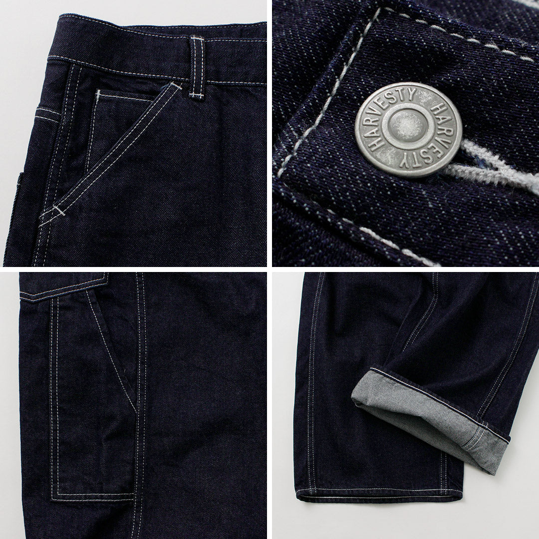 HARVESTY(ハーベスティ) ビッグ ペインターパンツ ワンウォッシュ 11ozオールドデニム