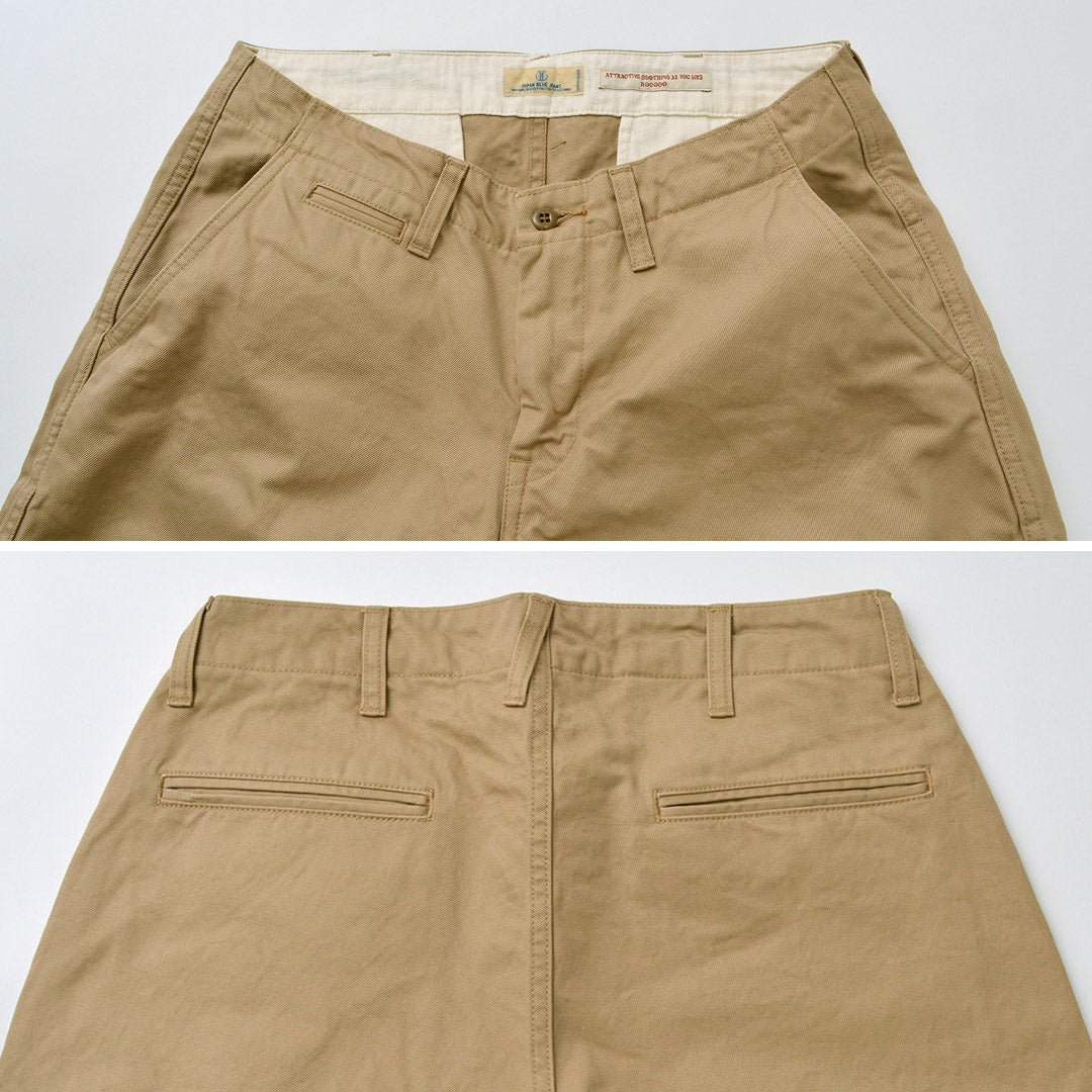 JAPAN BLUE JEANS(ジャパンブルージーンズ) RJB1610 別注 40/3ハイカウントツイル ワイドテーパード ヴィンテージ チノ
