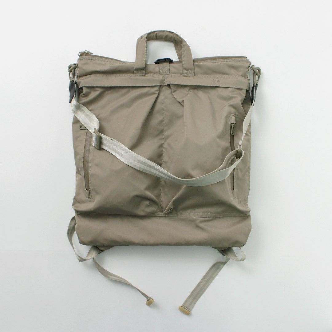 F/CE.(エフシーイー) リサイクルツイル 3WAY ヘルメットバッグ