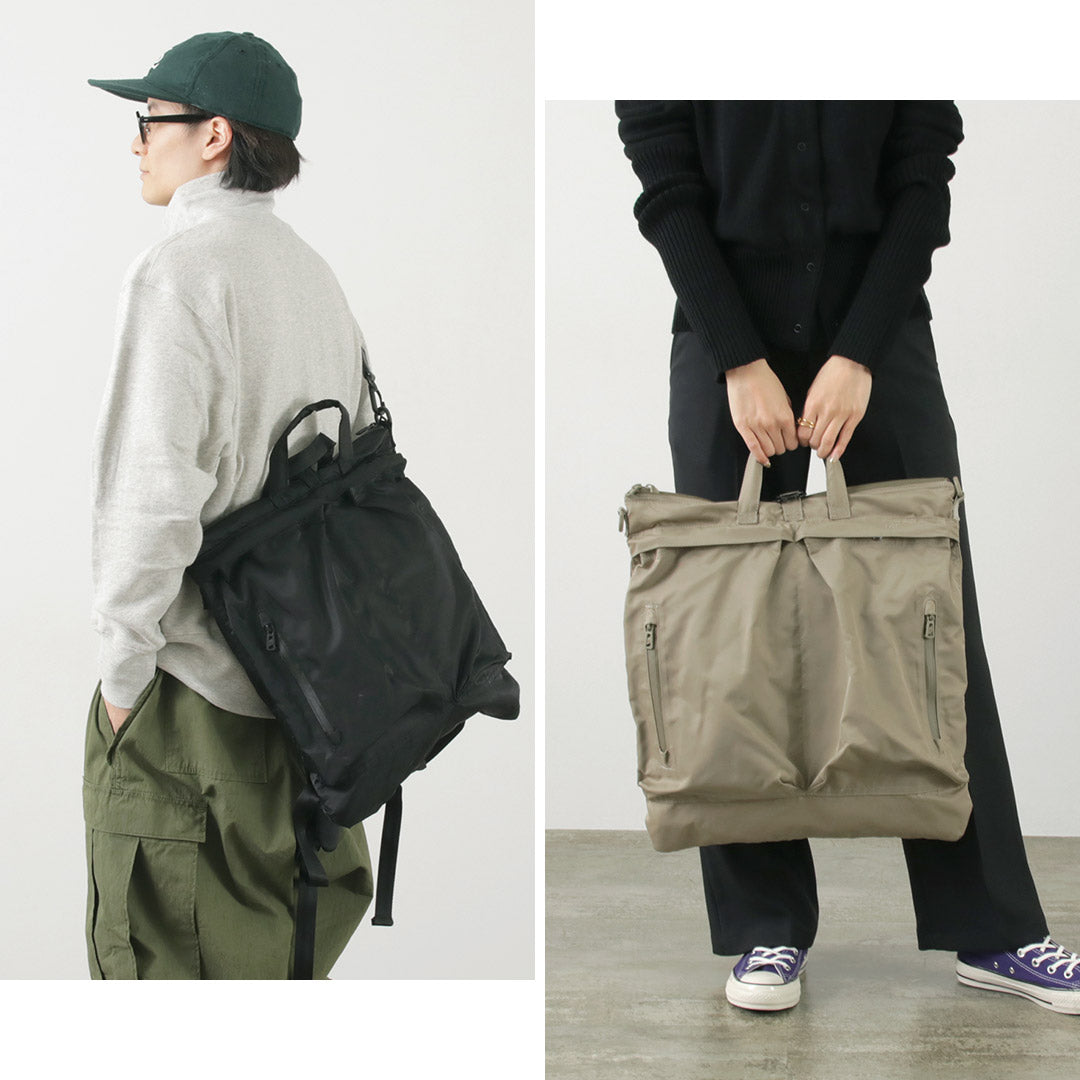 F/CE.(エフシーイー) リサイクルツイル 3WAY ヘルメットバッグ