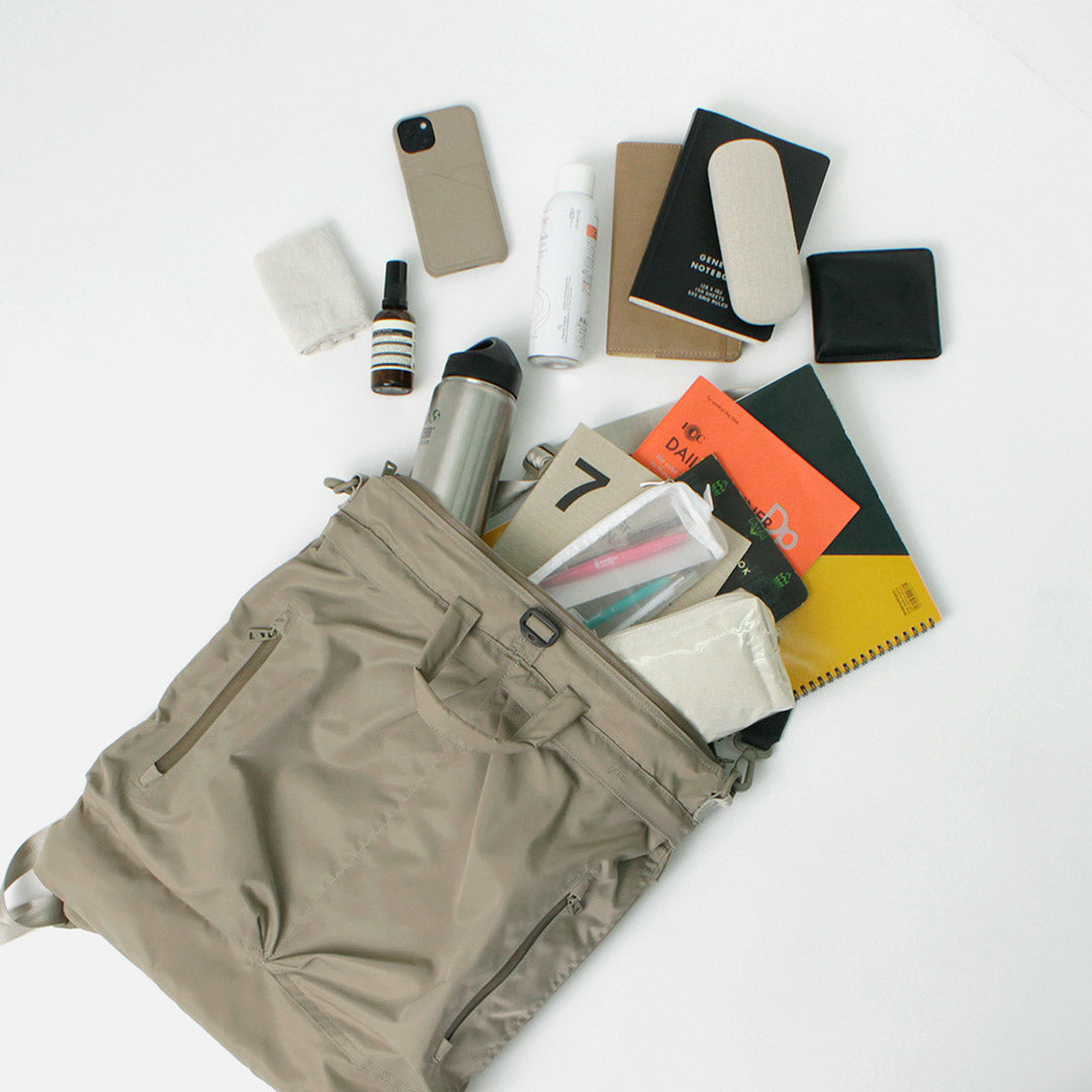 F/CE.(エフシーイー) リサイクルツイル 3WAY ヘルメットバッグ