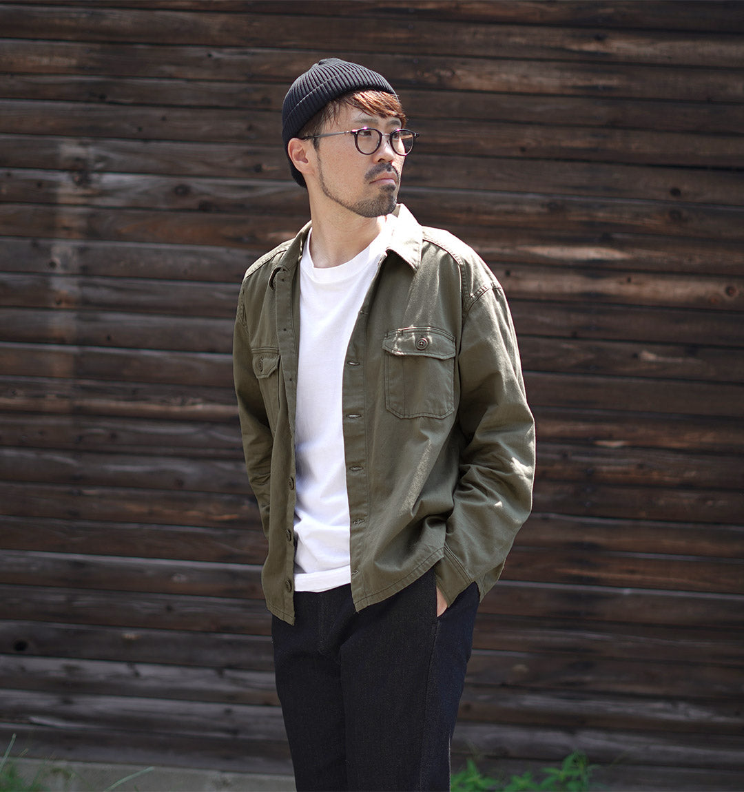 JAPAN BLUE JEANS(ジャパンブルージーンズ) 別注 ミリタリーフィールドシャツ