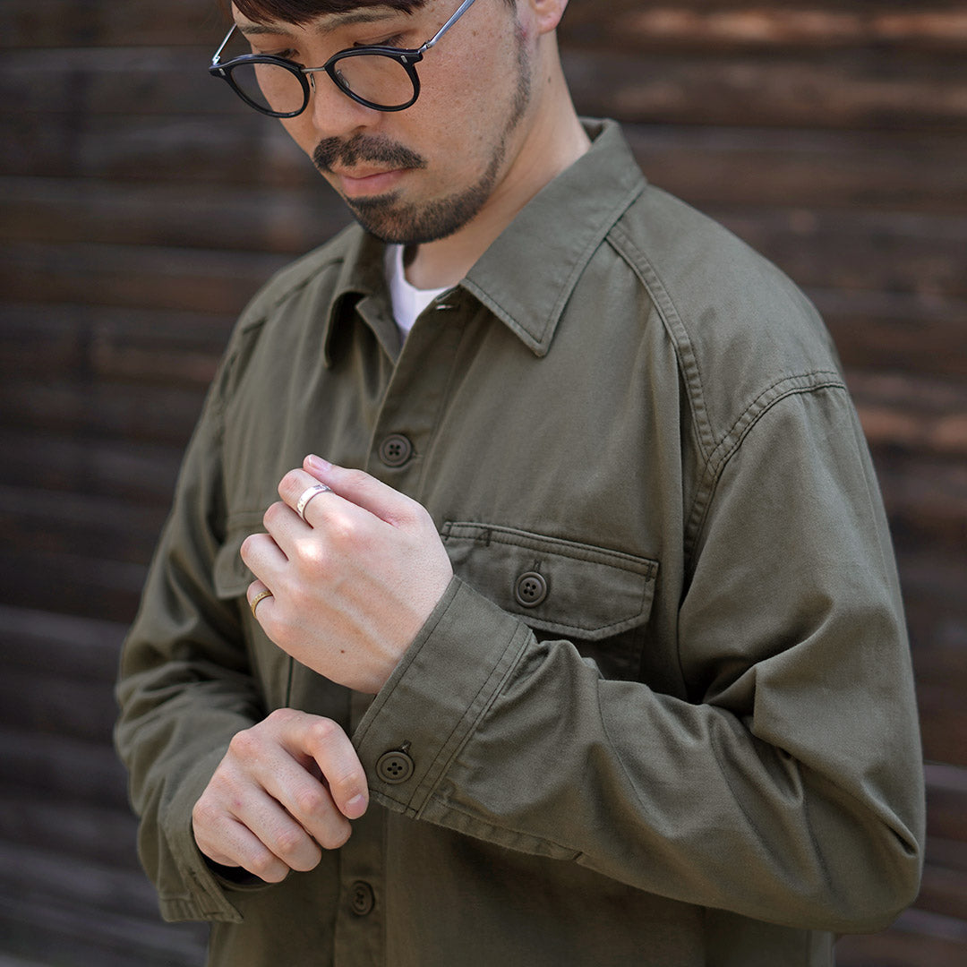 JAPAN BLUE JEANS(ジャパンブルージーンズ) 別注 ミリタリーフィールドシャツ
