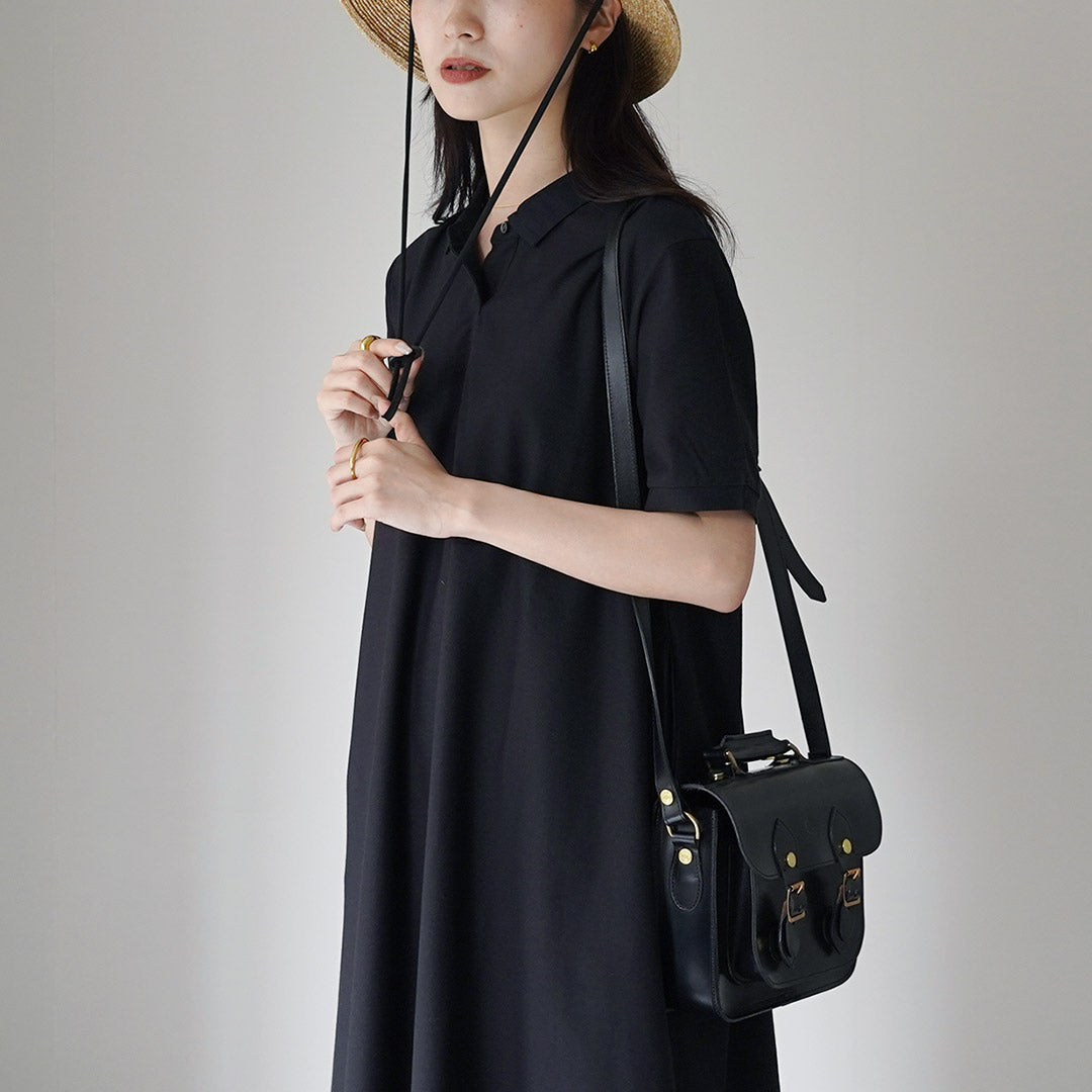 MIDIUMI(ミディウミ) ポロ フレア ワンピース