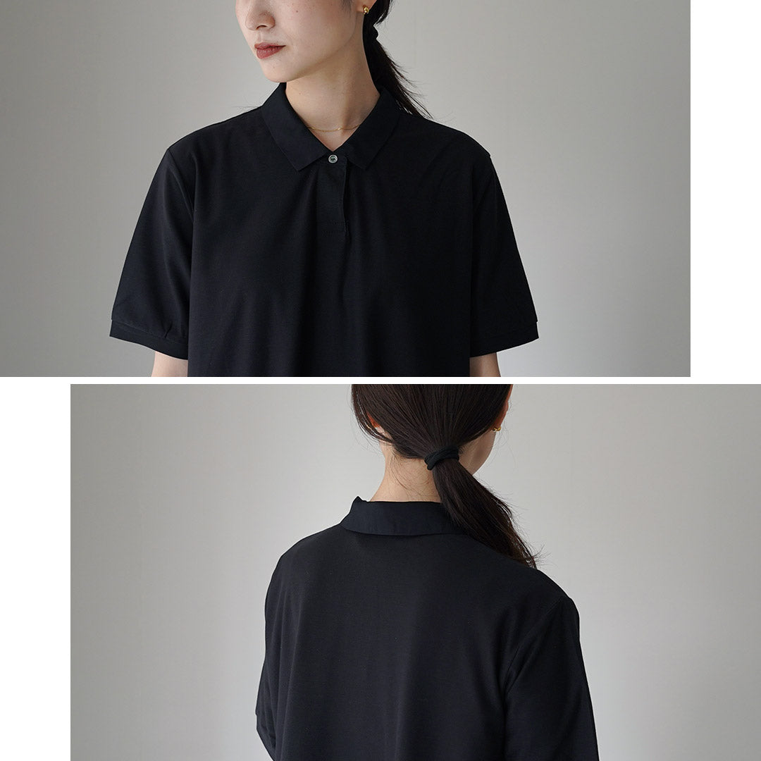 MIDIUMI(ミディウミ) ポロ フレア ワンピース