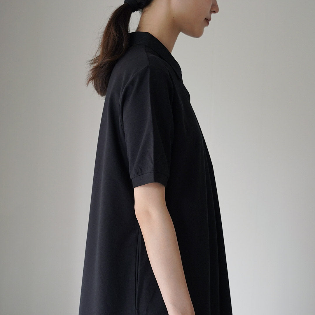 MIDIUMI(ミディウミ) ポロ フレア ワンピース