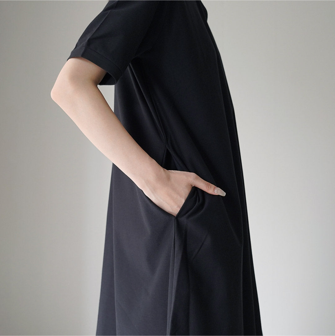 MIDIUMI(ミディウミ) ポロ フレア ワンピース