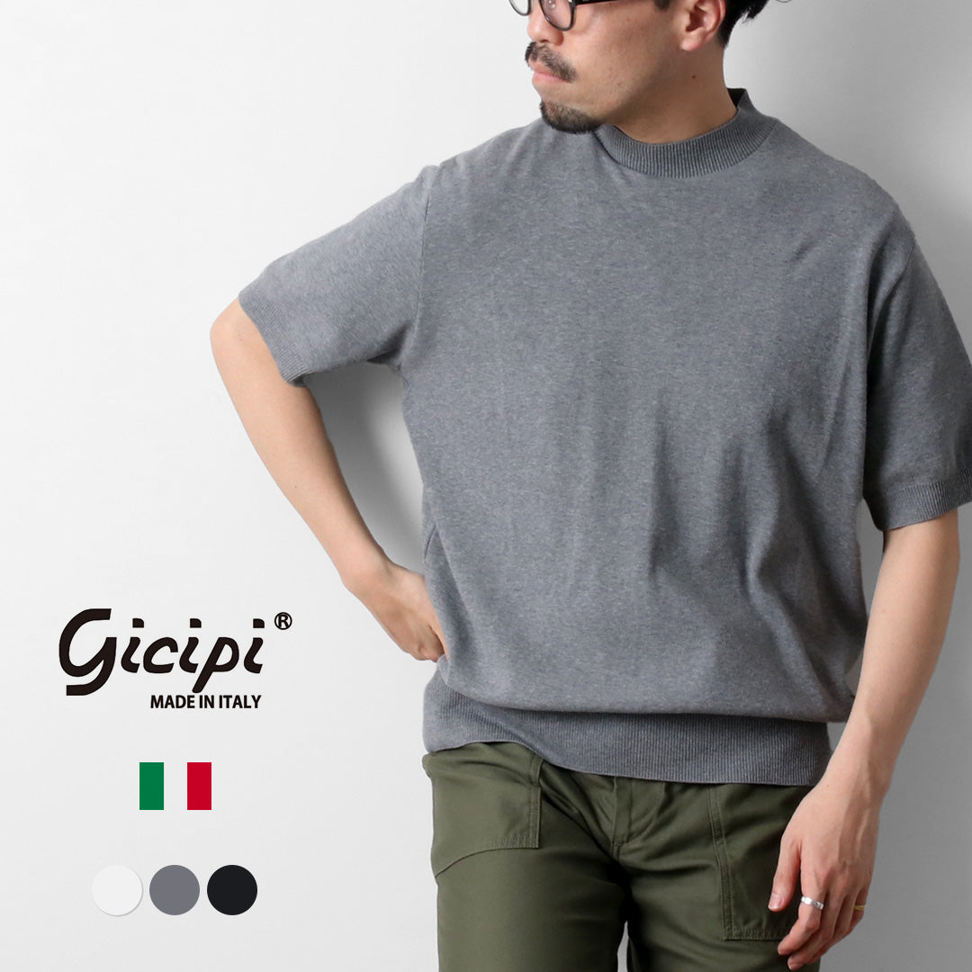 GICIPI(ジチピ) カラマーロ モックネック リラックスフィット ニットソー