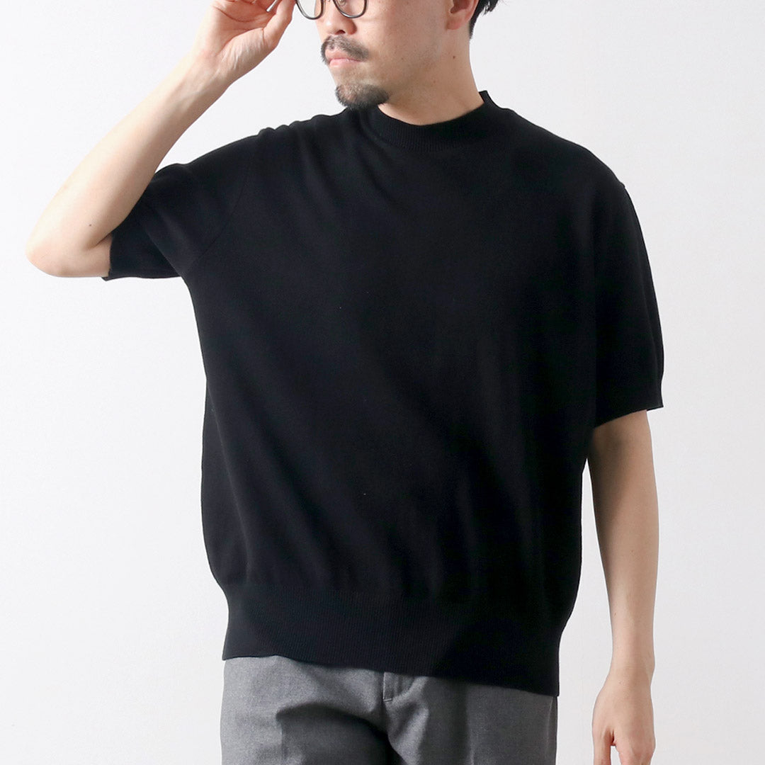 GICIPI(ジチピ) カラマーロ モックネック リラックスフィット ニットソー