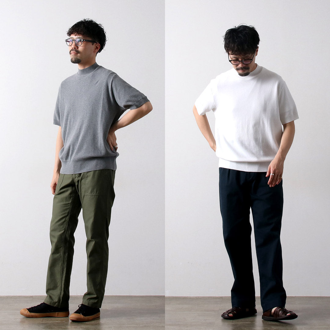 GICIPI(ジチピ) カラマーロ モックネック リラックスフィット ニットソー