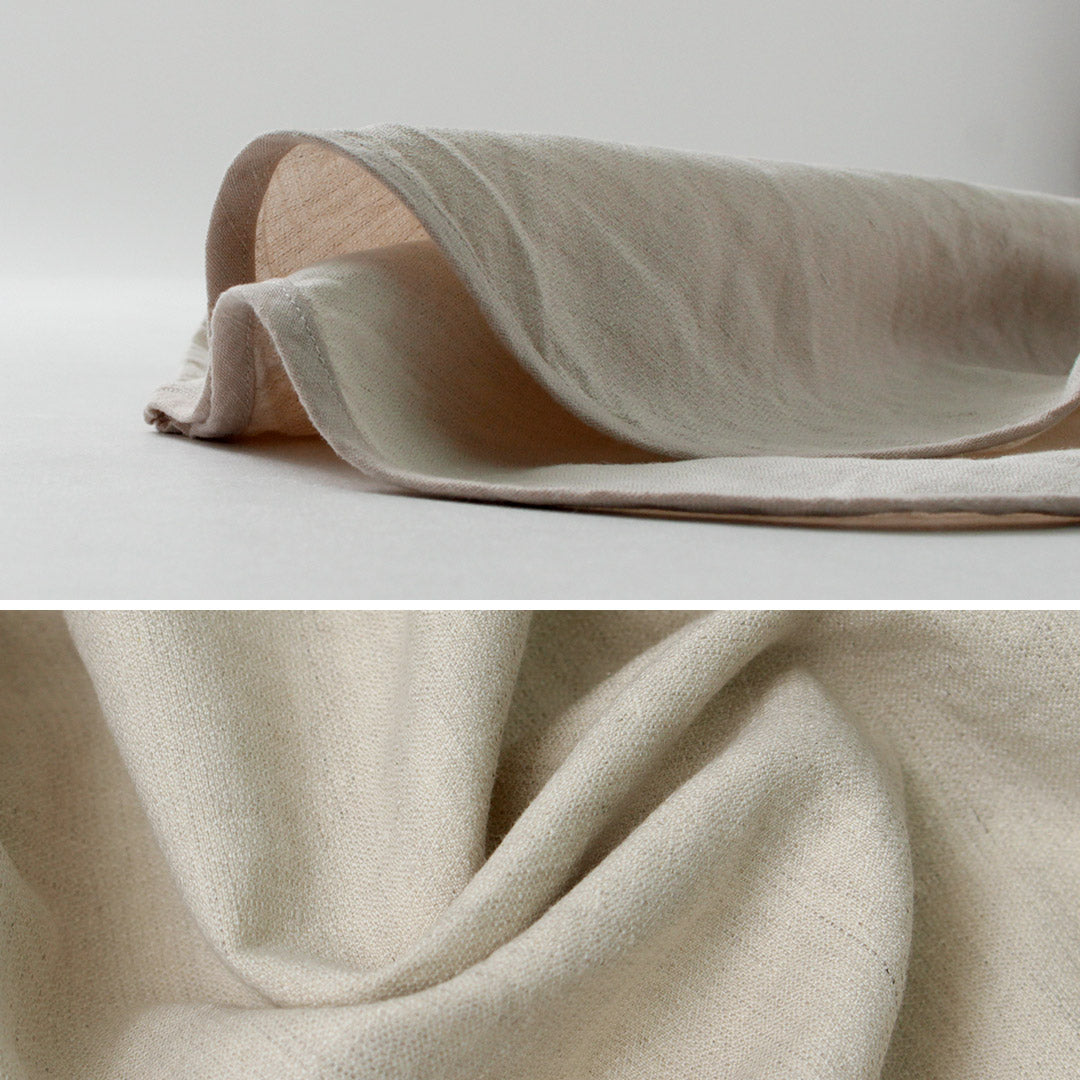 KEMA DESIGNS(ケマデザインズ) リネンコットンクロス ヘンリーネック Tシャツ