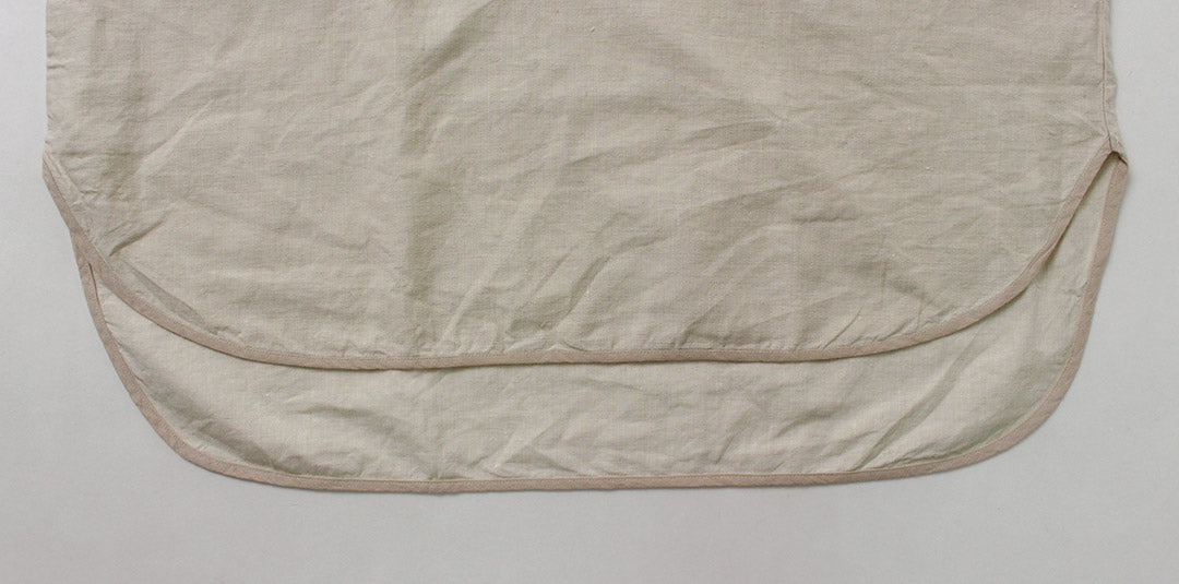 KEMA DESIGNS(ケマデザインズ) リネンコットンクロス ヘンリーネック Tシャツ