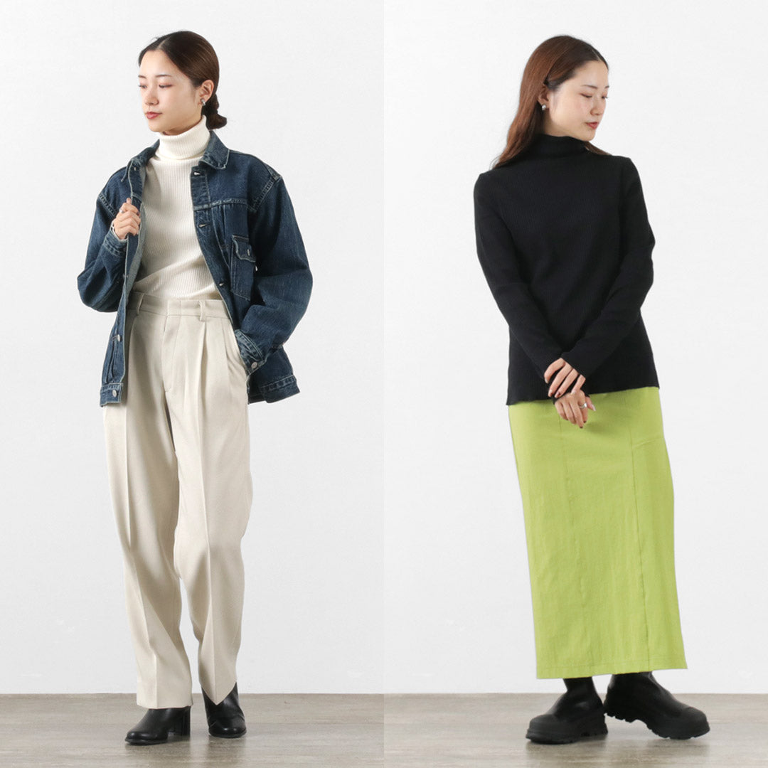 【20%OFF】SHINZONE(シンゾーン) ハイネックリブ 2024年モデル 19SMSCU05 24SMSCU05